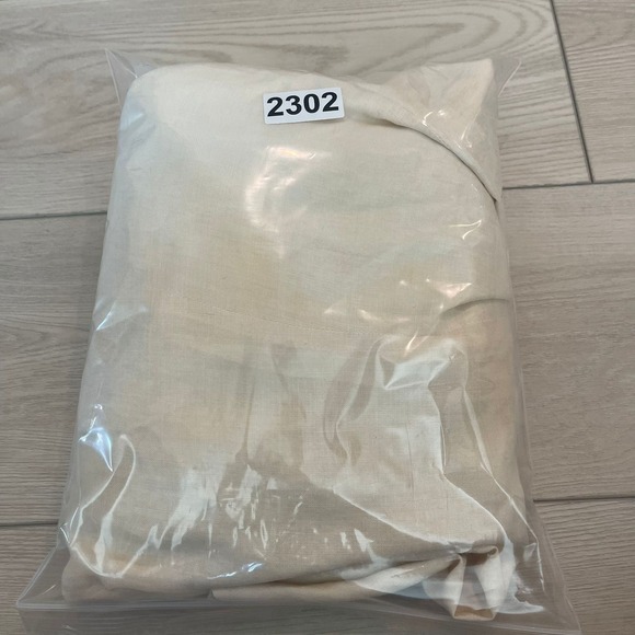 VTG Anne French Cream Ramie Embellished Collar Short Sleeve Blazer Jacket - Picture 8 of 8